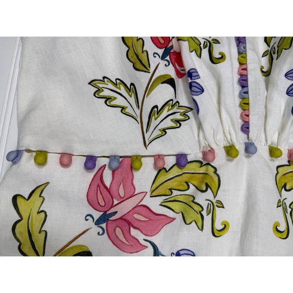 NWT Farm Rio Maxi Dress Sleeveless Tiered V Neck Floral Boho Resort - Picture 12 of 16